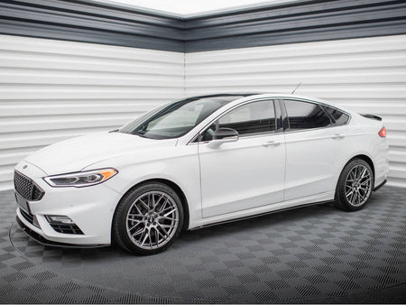 Maxton Design Street PRO Side Skirts Diffusers Ford Mondeo Sport Mk5 Facelift / Fusion Sport Mk2 Facelift - FOMO5FSPORTCNC-SD1B - Image 2