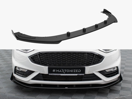 Street PRO Front Splitter + Flaps Ford Mondeo Sport Mk5 Facelift / Fusion Sport Mk2 Facelift