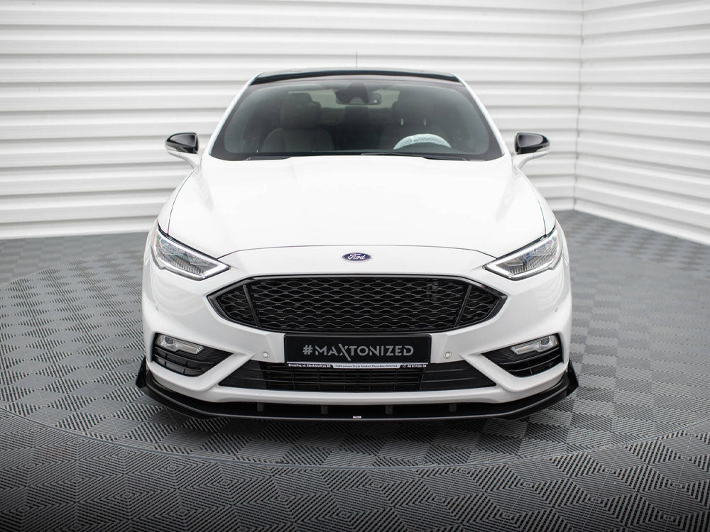 Maxton Design Street PRO Front Splitter + Flaps Ford Mondeo Sport Mk5 Facelift / Fusion Sport Mk2 Facelift - FOMO5FSPORTCNC-FD1B+FSF1G - Image 3