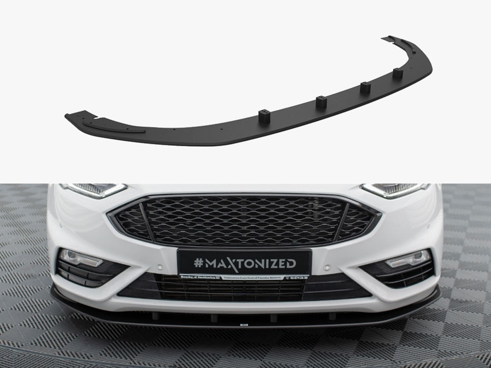Street PRO Front Splitter Ford Mondeo Sport Mk5 Facelift / Fusion Sport Mk2 Facelift