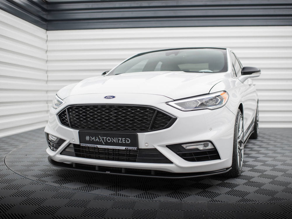 Maxton Design Street PRO Front Splitter Ford Mondeo Sport Mk5 Facelift / Fusion Sport Mk2 Facelift - FOMO5FSPORTCNC-FD1B - Image 2