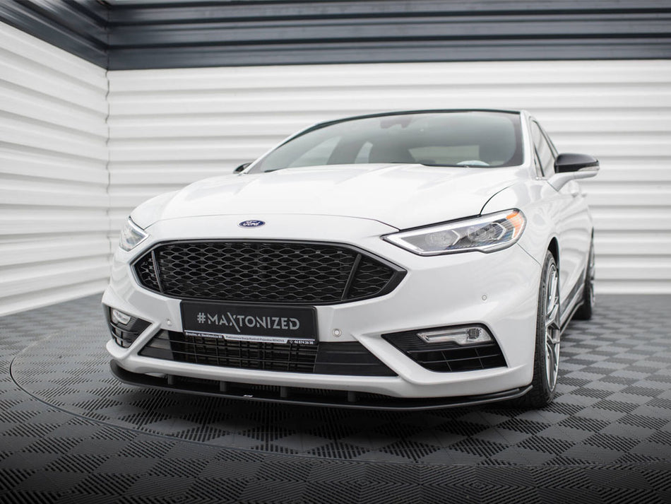 Maxton Design Street PRO Front Splitter Ford Mondeo Sport Mk5 Facelift / Fusion Sport Mk2 Facelift - FOMO5FSPORTCNC-FD1B - Image 2