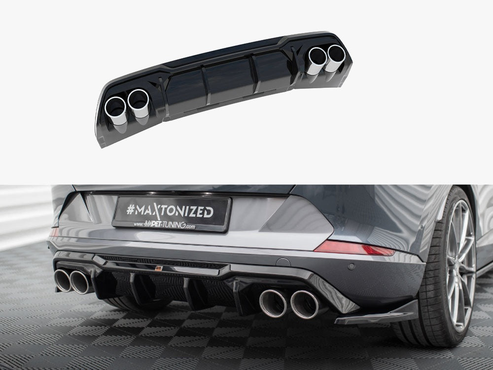 Maxton Design Rear Valance V.3 + Exhaust Ends Imitation Cupra Formentor Mk1 - CU-FO-1-RS3+RS3R+ - Image 1