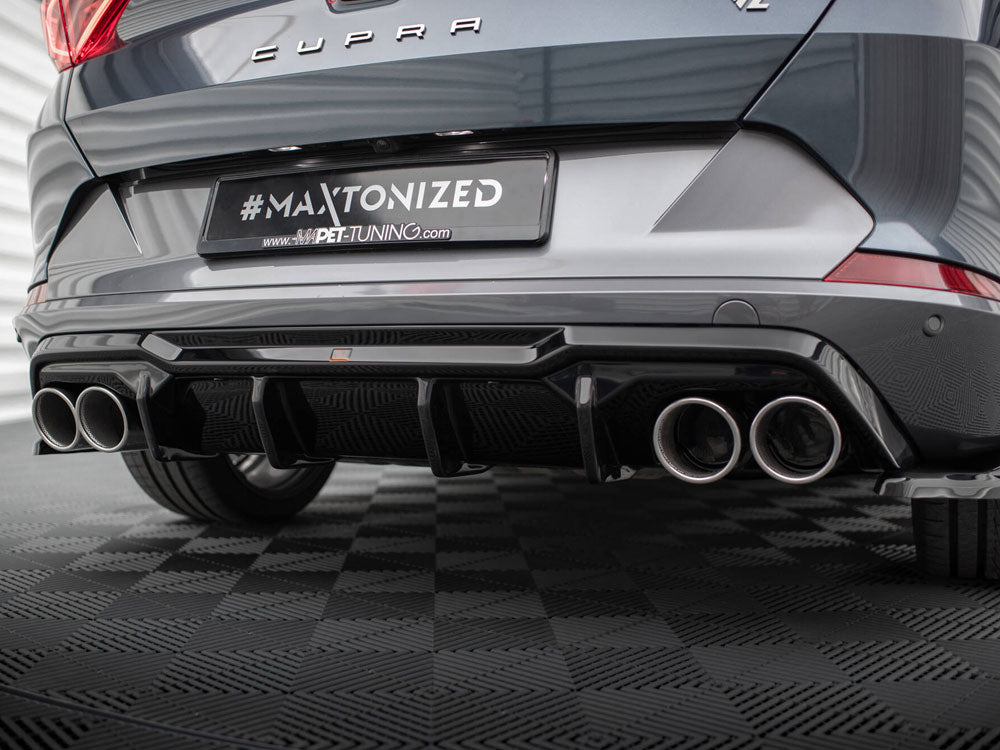 Maxton Design Rear Valance V.3 + Exhaust Ends Imitation Cupra Formentor Mk1 - CU-FO-1-RS3+RS3R+ - Image 4