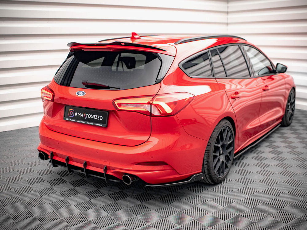 Rear Side Splitters V.6 Ford Focus ST Estate Mk4