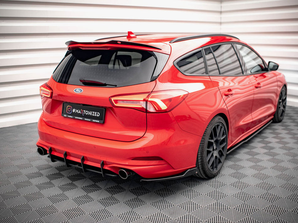 Rear Side Splitters V.6 Ford Focus ST Estate Mk4