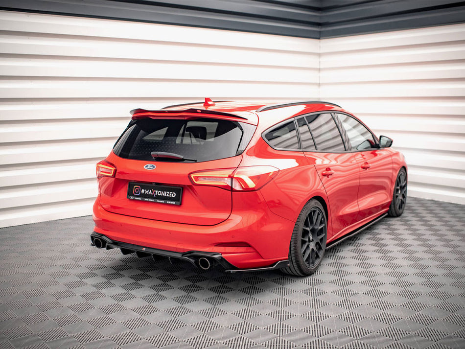 Rear Side Splitters V.8 Ford Focus ST Estate Mk4