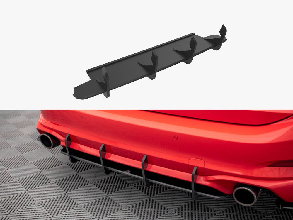 Maxton Design Street PRO Rear Diffuser Ford Focus Estate ST Mk4 - FOFO4STLINEESCNC-RS1B - Image 1