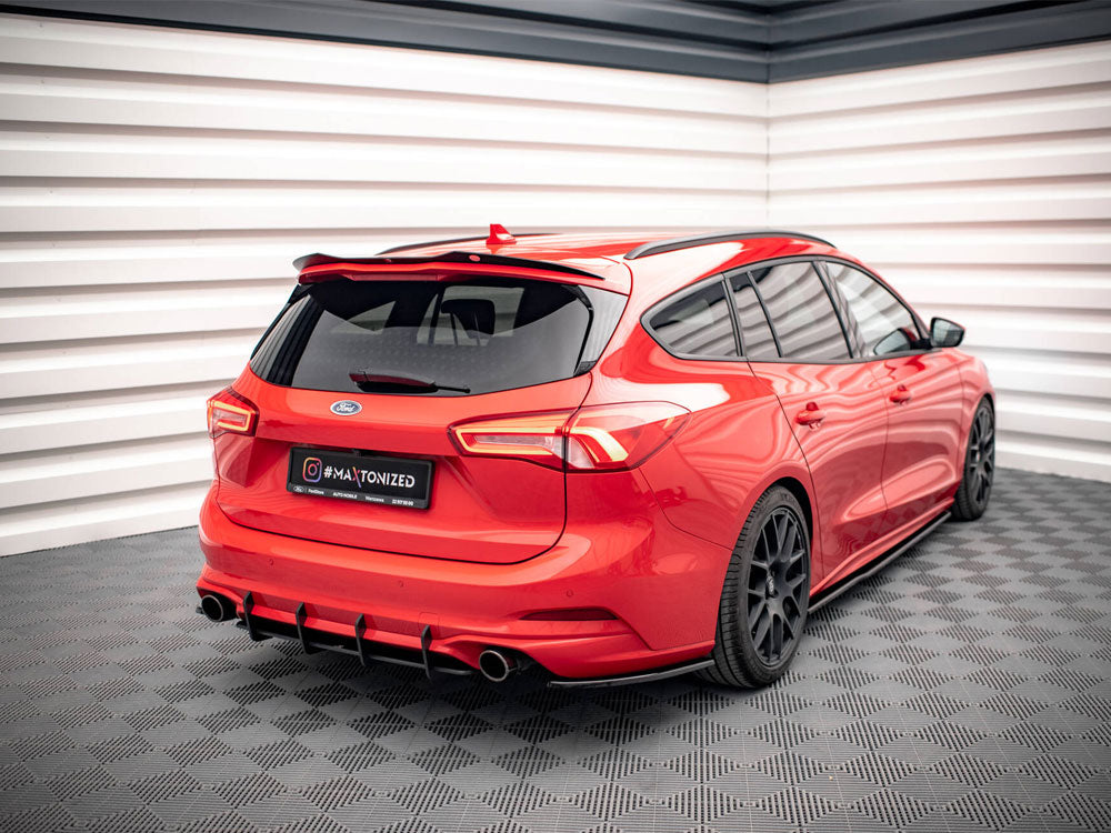 Maxton Design Street PRO Rear Diffuser Ford Focus Estate ST Mk4 - FOFO4STLINEESCNC-RS1B - Image 2