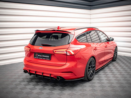 Maxton Design Street PRO Rear Diffuser Ford Focus Estate ST Mk4 - FOFO4STLINEESCNC-RS1B - Image 2