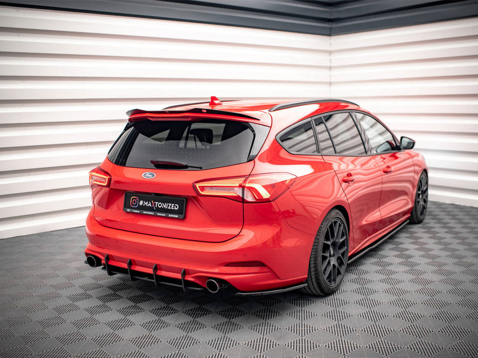 Maxton Design Street PRO Rear Diffuser Ford Focus Estate ST Mk4 - FOFO4STLINEESCNC-RS1B - Image 2
