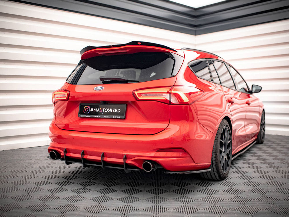 Maxton Design Street PRO Rear Diffuser Ford Focus Estate ST Mk4 - FOFO4STLINEESCNC-RS1B - Image 3