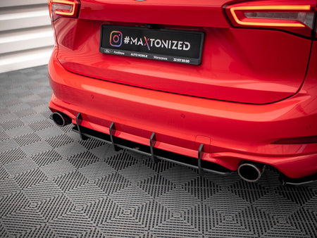 Maxton Design Street PRO Rear Diffuser Ford Focus Estate ST Mk4 - FOFO4STLINEESCNC-RS1B - Image 4