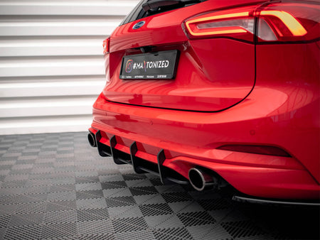 Maxton Design Street PRO Rear Diffuser Ford Focus Estate ST Mk4 - FOFO4STLINEESCNC-RS1B - Image 5