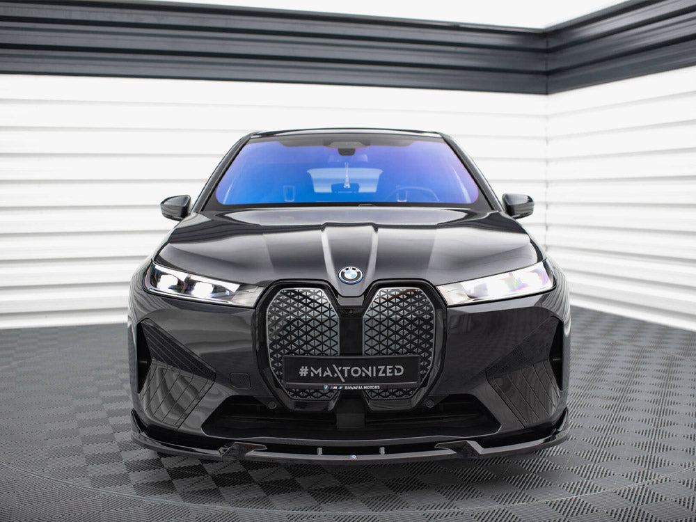 Maxton Design Front Splitter V.1 BMW iX M-Pack i20 - BM-IX-1-MPACK-FD1G - Image 3