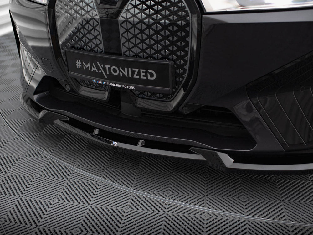 Maxton Design Front Splitter V.1 BMW iX M-Pack i20 - BM-IX-1-MPACK-FD1G - Image 4