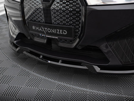 Maxton Design Front Splitter V.1 BMW iX M-Pack i20 - BM-IX-1-MPACK-FD1G - Image 4