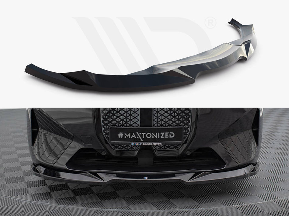 MAXTON DESIGN Front Splitter V.2 BMW iX M-Pack i20
