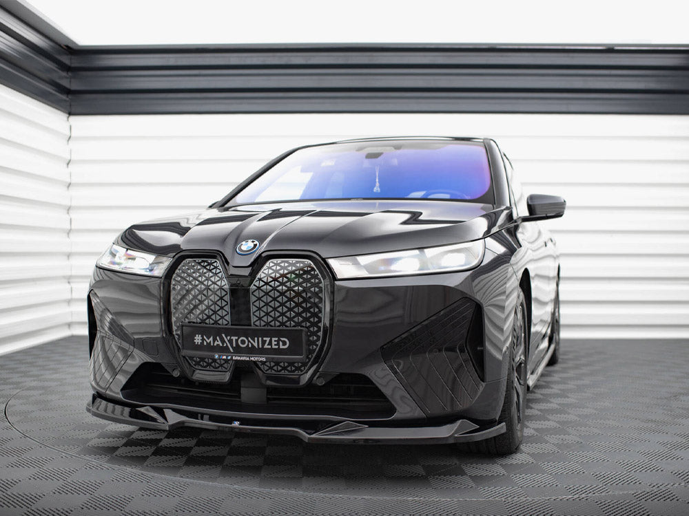 Maxton Design Front Splitter V.2 BMW iX M-Pack i20 - BM-IX-1-MPACK-FD2G - Image 2