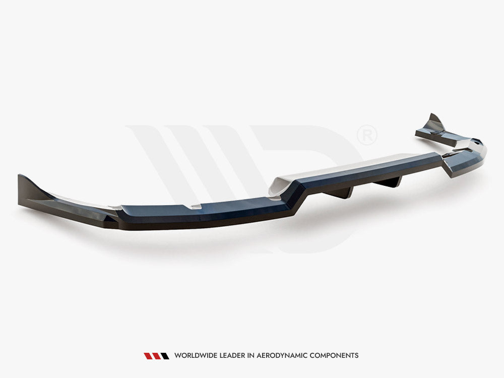 Maxton Design Central Rear Splitter (Vertical Bars) BMW iX M-Pack i20 - BM-IX-1-MPACK-RD1G+RD2G - Image 5