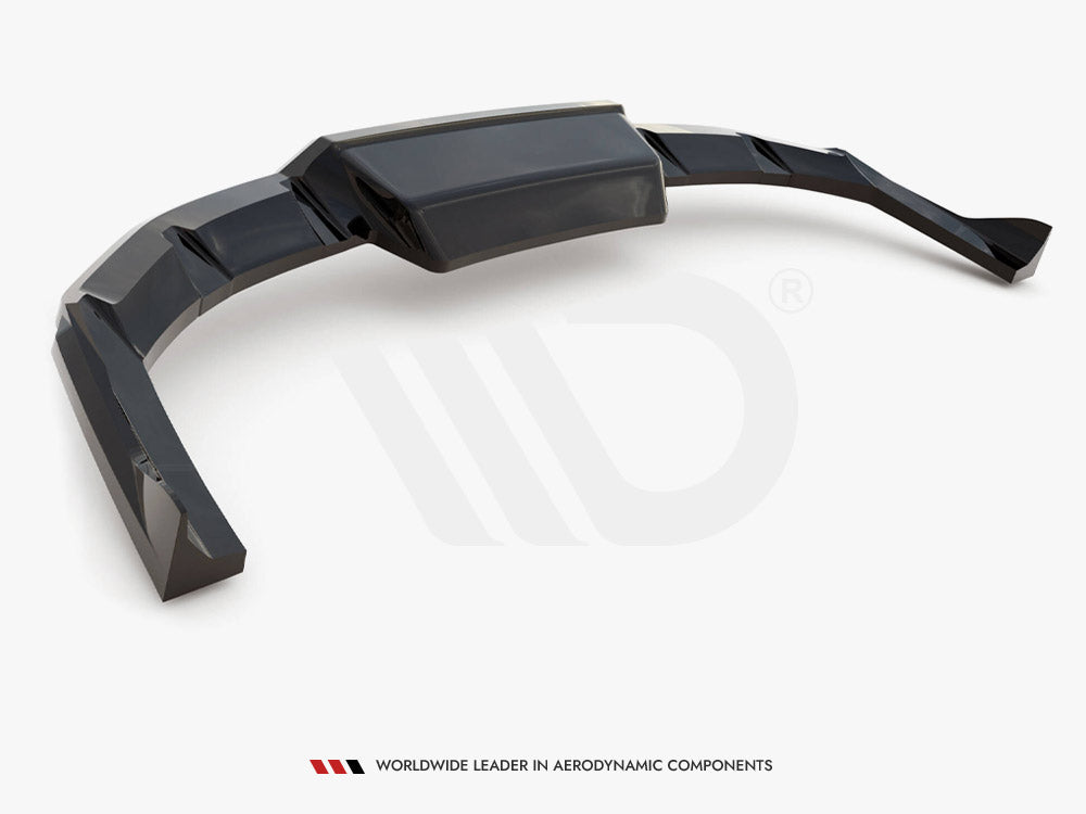 Maxton Design Central Rear Splitter (Vertical Bars) BMW iX M-Pack i20 - BM-IX-1-MPACK-RD1G+RD2G - Image 6