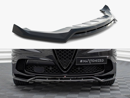 Maxton Design Front Splitter Alfa Romeo Stelvio Quadrifoglio Mk1 - AL-ST-1-QV-FD1G+FD1RG - Image 1