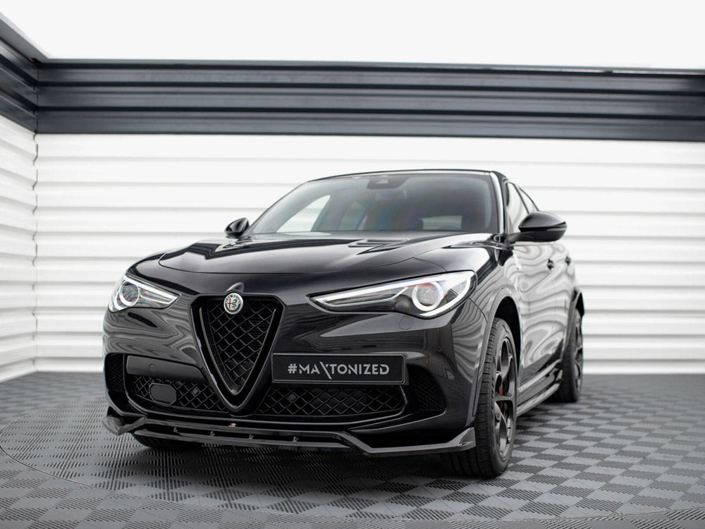 Maxton Design Front Splitter Alfa Romeo Stelvio Quadrifoglio Mk1 - AL-ST-1-QV-FD1G+FD1RG - Image 2