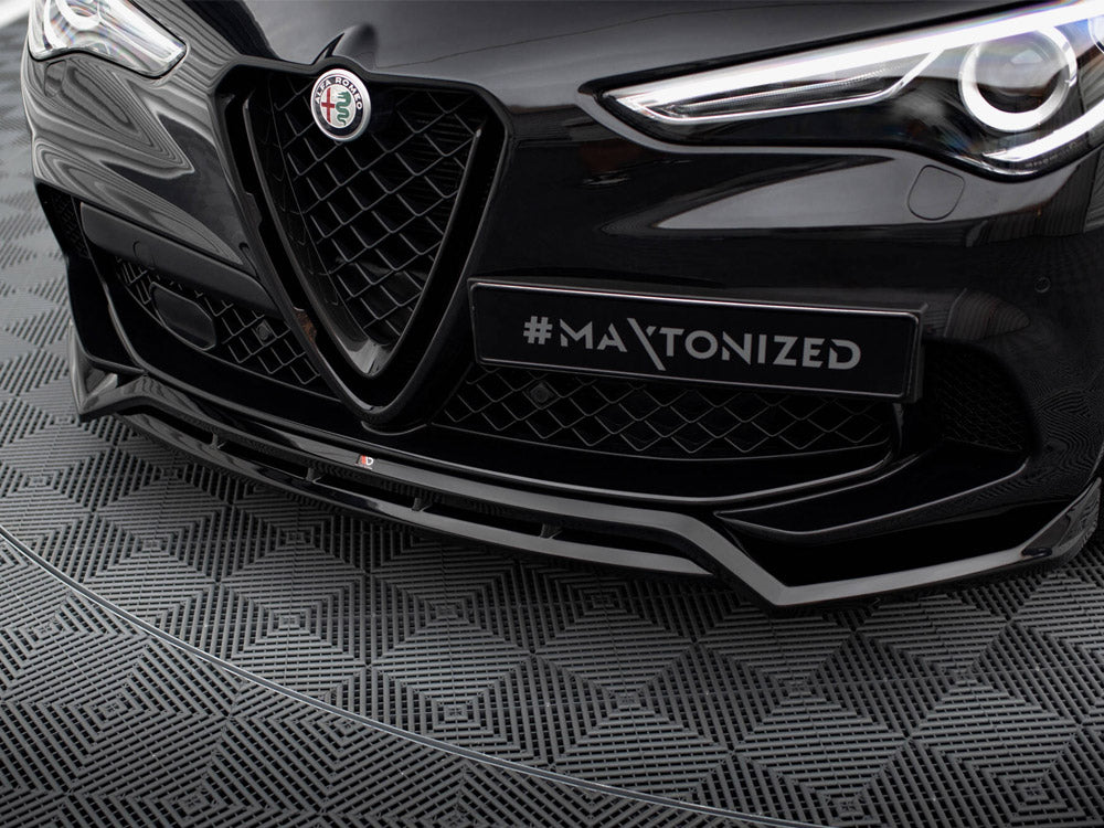 Maxton Design Front Splitter Alfa Romeo Stelvio Quadrifoglio Mk1 - AL-ST-1-QV-FD1G+FD1RG - Image 4