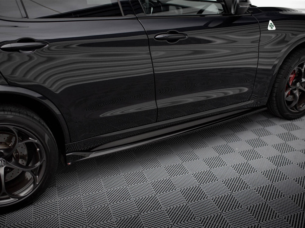 Maxton Design Side Skirts Diffusers Alfa Romeo Stelvio Quadrifoglio Mk1 - AL-ST-1-QV-SD1G - Image 3