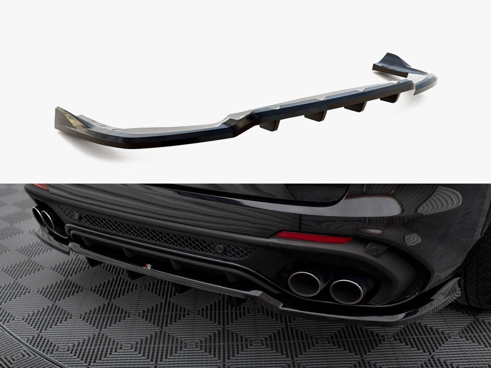 Maxton Design Rear Splitter (Vertical Bars) Alfa Romeo Stelvio Quadrifoglio Mk1 - AL-ST-1-QV-RD1G+RD2G - Image 1