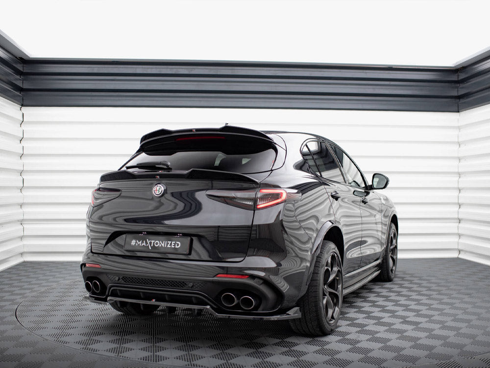Maxton Design Rear Splitter (Vertical Bars) Alfa Romeo Stelvio Quadrifoglio Mk1 - AL-ST-1-QV-RD1G+RD2G - Image 2