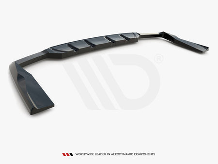 Maxton Design Rear Splitter (Vertical Bars) Mercedes-AMG GLC 63 Coupe C253 Facelift - ME-GLC-C253F-63-RD1G+RD2G - Image 6