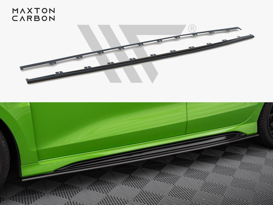 Maxton Design Carbon Fiber Side Skirts Audi RS3 Sedan / Sportback 8Y - CF-AU-RS3-8Y-SD1-245-P - Image 1