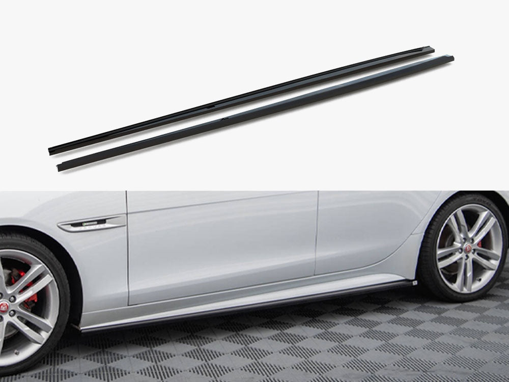 Maxton Design Side Skirts Diffusers Jaguar XE R-Sport X760 - JA-XE-1-RSPORT-SD1G - Image 1