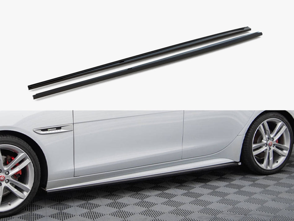 Maxton Design Side Skirts Diffusers Jaguar XE R-Sport X760 - JA-XE-1-RSPORT-SD1G - Image 1