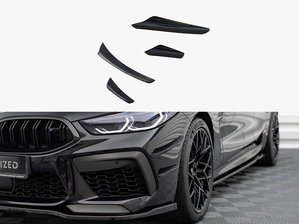 Maxton Design Front Bumper Wings (Canards) BMW M8 Gran Coupe F93 / Coupe F92 - BM-M8-G16-CAN1 - Image 1