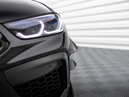 Maxton Design Front Bumper Wings (Canards) BMW M8 Gran Coupe F93 / Coupe F92 - BM-M8-G16-CAN1 - Image 3