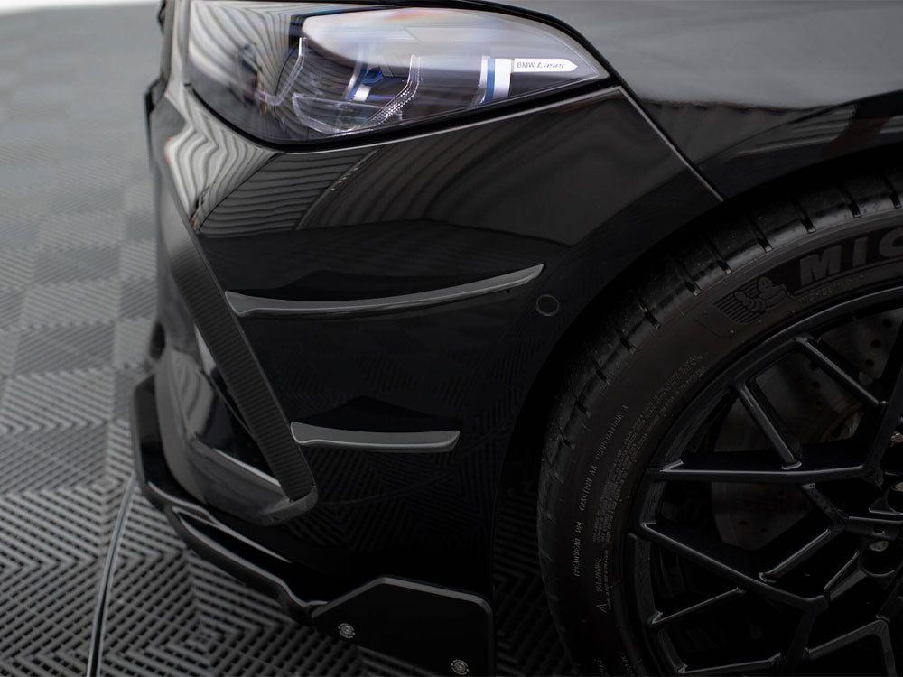 Maxton Design Front Bumper Wings (Canards) BMW M8 Gran Coupe F93 / Coupe F92 - BM-M8-G16-CAN1 - Image 4