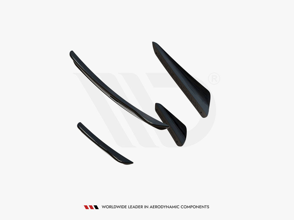 Maxton Design Front Bumper Wings (Canards) BMW M8 Gran Coupe F93 / Coupe F92 - BM-M8-G16-CAN1 - Image 6