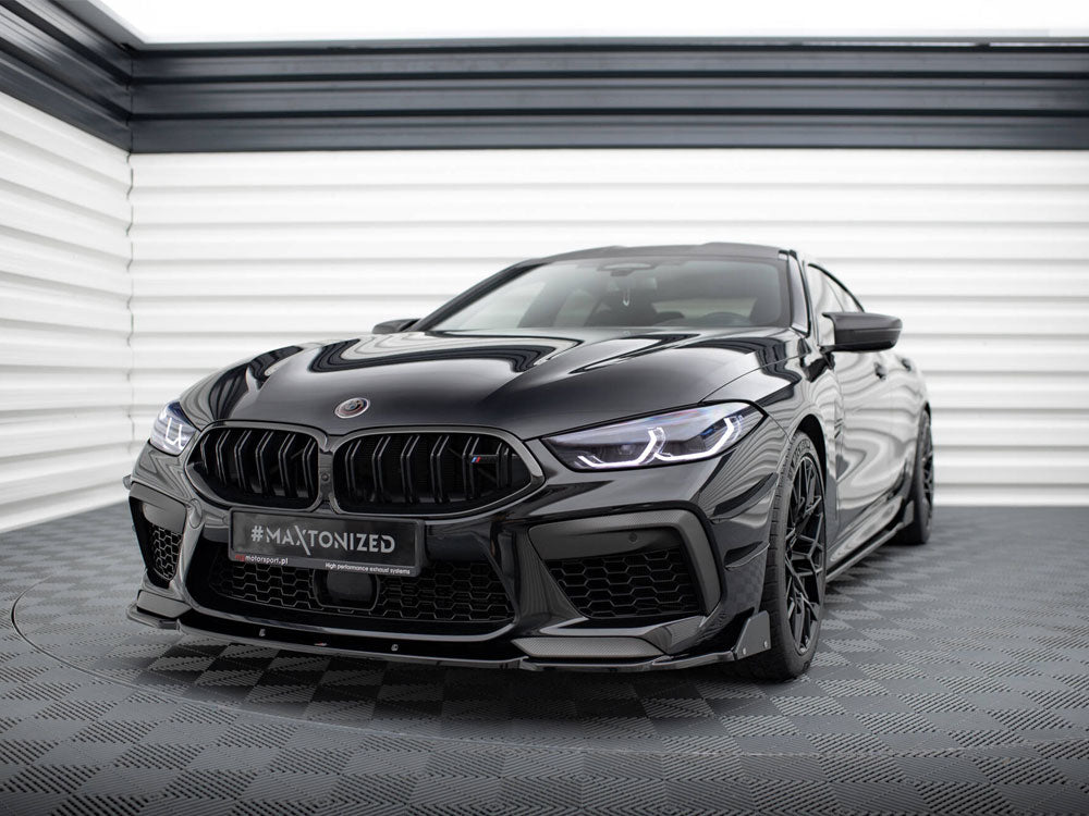 Maxton Design Front Splitter V.1 + Flaps BMW M8 Gran Coupe F93 / Coupe F92 - BM-M8-G16-FD1G+FSF - Image 2