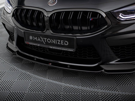 Maxton Design Front Splitter V.1 + Flaps BMW M8 Gran Coupe F93 / Coupe F92 - BM-M8-G16-FD1G+FSF - Image 4