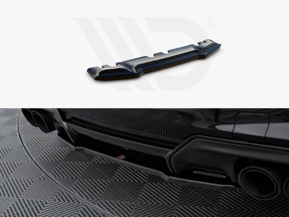 MAXTON DESIGN Central Rear Splitter BMW M8 Gran Coupe F93 - Carbon Look