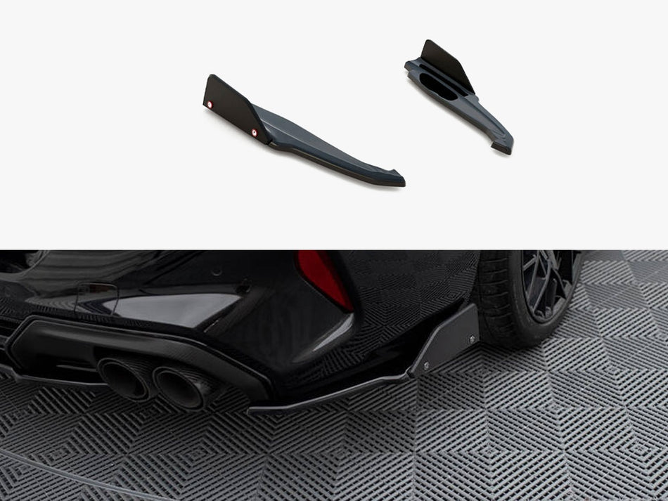 Maxton Design Rear Side Splitters V.1 + Flaps BMW M8 Gran Coupe F93 - BM-M8-G16-GC-RSD1G+RSF - Image 1
