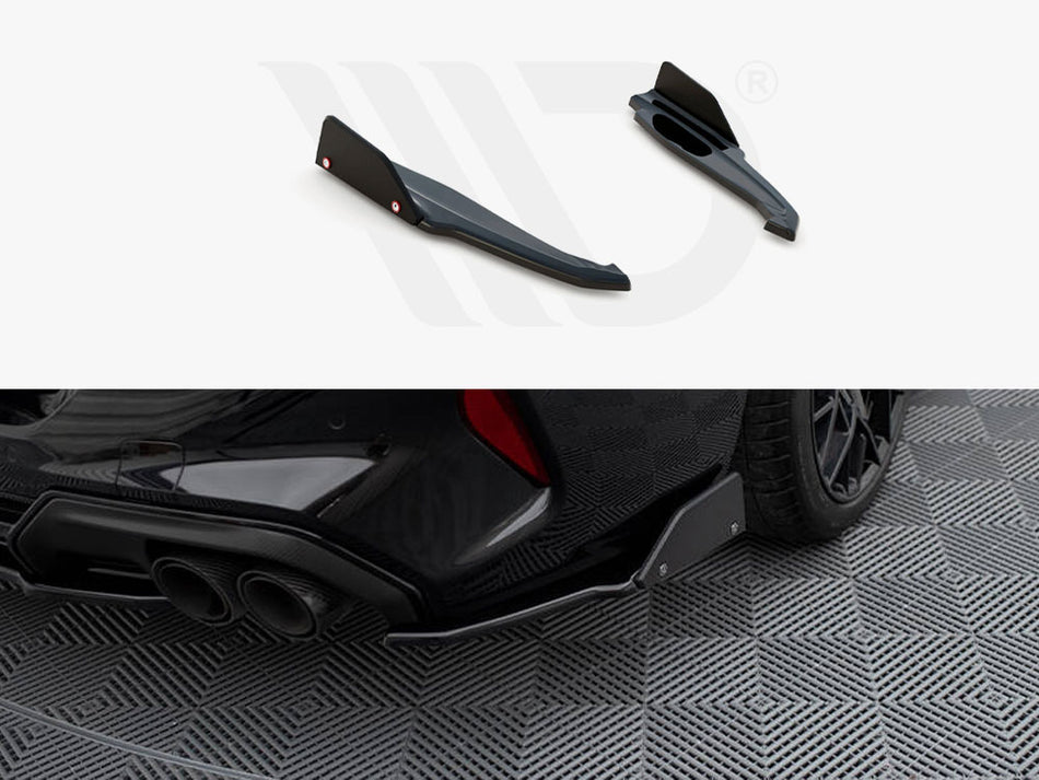 MAXTON DESIGN Rear Side Splitters V.1 + Flaps BMW M8 Gran Coupe F93