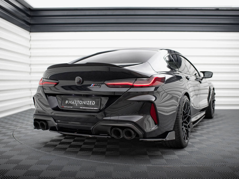 Maxton Design Rear Side Splitters V.1 + Flaps BMW M8 Gran Coupe F93 - BM-M8-G16-GC-RSD1G+RSF - Image 2
