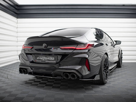 Maxton Design Rear Side Splitters V.1 + Flaps BMW M8 Gran Coupe F93 - BM-M8-G16-GC-RSD1G+RSF - Image 2