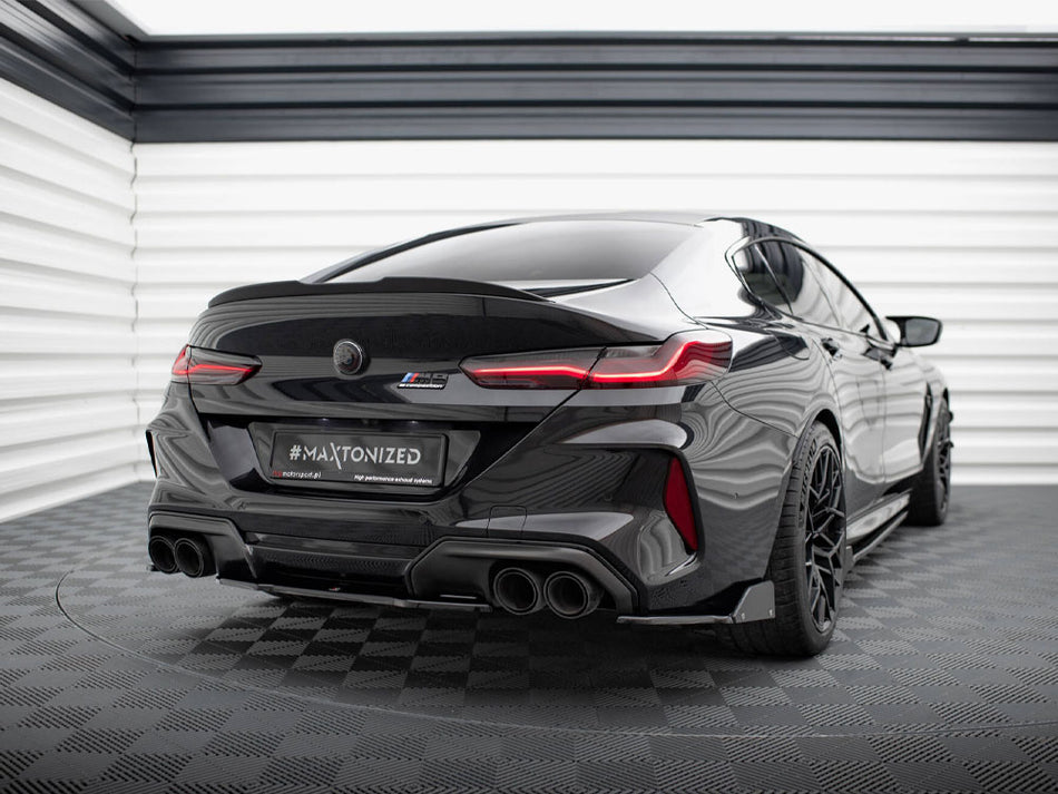 Maxton Design Rear Side Splitters V.1 + Flaps BMW M8 Gran Coupe F93 - BM-M8-G16-GC-RSD1G+RSF - Image 2