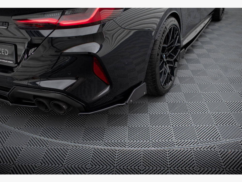 Maxton Design Rear Side Splitters V.1 + Flaps BMW M8 Gran Coupe F93 - BM-M8-G16-GC-RSD1G+RSF - Image 3