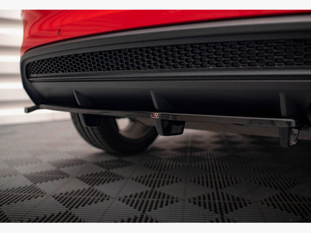 Maxton Design Central Rear Splitter (Vertical Bars) Fiat 500X Sport Mk1 Facelift - FI-500X-1-RSD1G+RD1G - Image 5