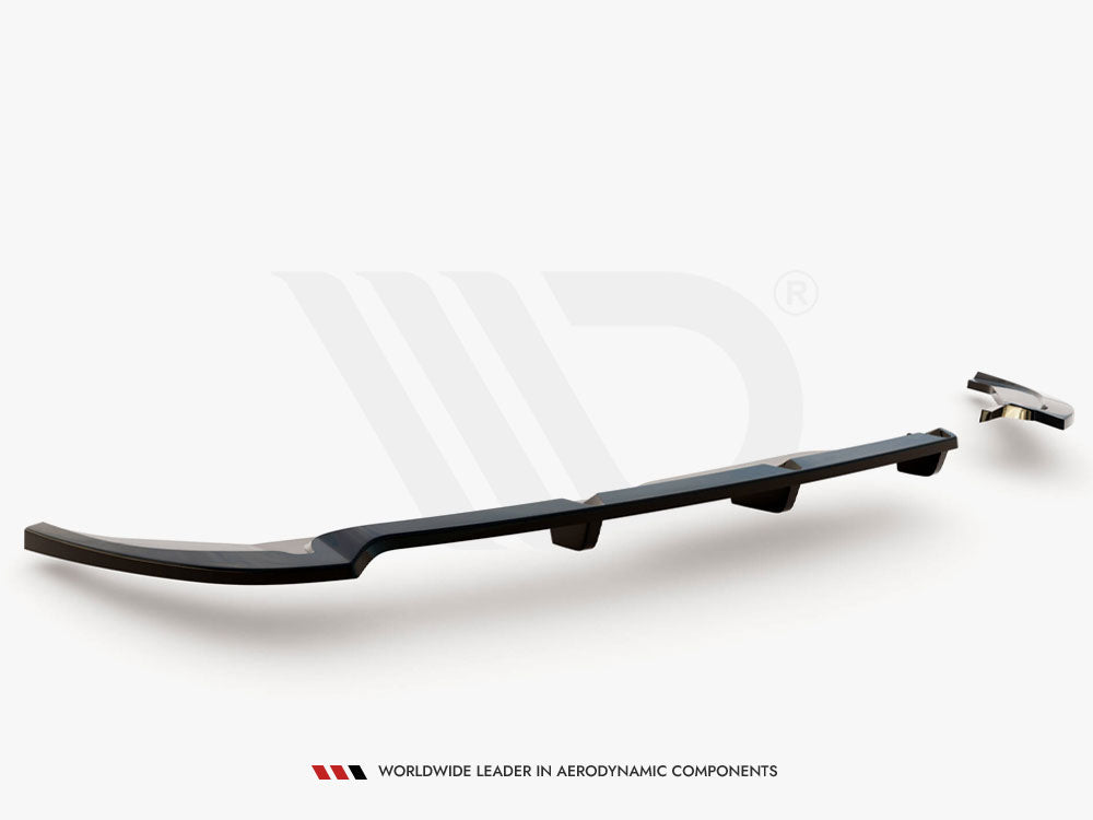 Maxton Design Central Rear Splitter (Vertical Bars) Fiat 500X Sport Mk1 Facelift - FI-500X-1-RSD1G+RD1G - Image 6
